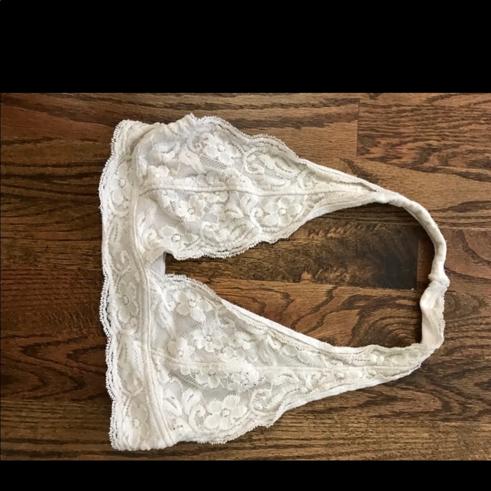 lace halter bralette